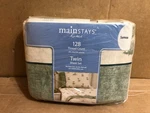 Mainstays Twin Set Estelle 128 Thread Count Samoa Palm Tree Pattern. Fixed Price $24.99.
