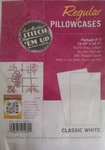 Aunt Martha's Pair Of "std. (reg.) Pillowcases" Use With Hot Iron Transfers. Fixed Price $7.44.