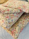 Ralph Lauren Loire Floral Watercolor 4PC King Sheet Set 100 % Cotton Blue Pink. Fixed Price $99.99.