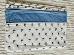Tommy Hilfiger Flat Twin Sheet Blue Palm Trees Print Beach, Tropical 100% Cotton. Fixed Price $14.95.