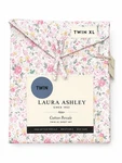 Laura Ashley 100% Cotton Percale Sheet Set Twin Xl Pink Floral Breathable. Fixed Price $64.99.