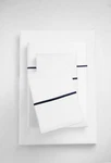 Linen Home 100% Cotton Percale Marrow Stitch Hem Sheet Set Queen Size, Dark B.... Fixed Price $30.51.