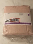 Room Essentials Microfiber Sheet Set Full Peach Blush 4 Piece New Standard. Fixed Price $10.00.