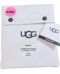Ugg 4PC King Sheet Set "ronica" Cooling Technology All-season White Striped. Fixed Price $79.99.