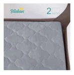 2 Pack Crib Mattress Protector White & Grey Biloban Waterproof Machine Washable. Fixed Price $12.99.