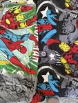Marvel Comic Superhero Twin Comforter W/ 2 Pillowcases Captain America Spiderman. Fixed Price $29.99.
