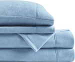 True North Micro Fleece King Sheet Set, 14" Deep Pocket, Cozy Blue 4-PIECE. Fixed Price $86.99.