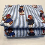 New Ralph Lauren Polo Teddy Bear Blue Full Deep Fitted Sheet Niop Read!. Fixed Price $49.99.