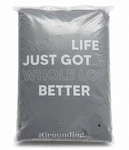 The Grounding Co Fitted Sheet Queen Gray Earthing Bed. Fixed Price $63.00.