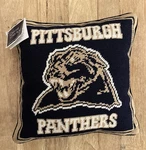 Pittsburgh Panthers Pillow Wool Needlepoint Collegiate Licensed Ncaa Logo. Fixed Price $26.40.