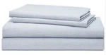 Ralph Lauren Graydon Melange King 4PC Sheet Set Chambray Blue New. Fixed Price $175.99.