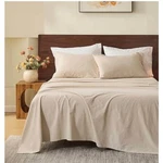 100% French Natural Linen Sheet Set Queen. Fixed Price $75.00.