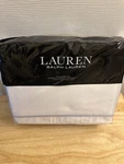 Ralph Lauren Spencer Border White Cornflower 4 Piece Queen Sheet Set. Fixed Price $109.99.