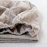King Linens 100% Fitted Sheet Stone Washed Solid Color - (1 Piece) 14 Inch. Fixed Price $99.49.