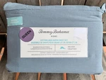 Tommy Bahama Linen Blend Queen Size Sheet Set - Dusty Blue Washed. Fixed Price $99.00.