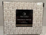 Great Hotels Collection Kerala Paisley Microfiber Easy Care Twin Xl Set New. Fixed Price $22.64.