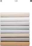 Hudson Park 100% Egyptian Cotton Queen Flat Sheet In Ivory. Fixed Price $39.99.