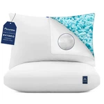 Accuratex Pillows Standard Size Set Of 2, Hybrid Shredded Memory Foam .... Fixed Price $49.79.