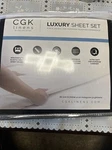 Cgk Unlimited Split King Size 4-PIECE Luxury Sheet Set Ultra Soft. Light Grey. Fixed Price $34.00.