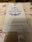 Simply Shabby Chic Floral Castle Cream Yellow Pink Rose Flannel Sheet Set - Twin. Fixed Price $169.99.
