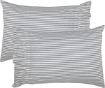 Vhc Brands Sawyer Mill Ticking Striped Cotton Pillow Case Standard, Blue. Fixed Price $34.68.