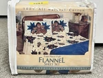 Vintage Franco Full Flannel Sheet Set 4 Pc Bedding Teddy Bears 100% Cotton New. Fixed Price $77.89.