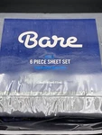 Bare Home - 6 Piece Full Sheet Set 1800 Premium Microfiber In Gray. Fixed Price $34.99.