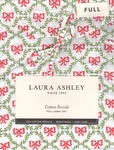 Laura Ashley Full Sheet Set Bow Trellis Red 4PC Cottage Holiday Green Farmhouse. Fixed Price $59.39.