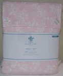 Rachel Ashwell Simply Shabby Chic Rose Pink White Floral King Sheet Set Rare Htf. Fixed Price $399.99.