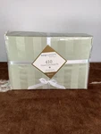 Livingquarters Sage Queen Set 410 Thread Count, 100% Cotton Sateen. Fixed Price $49.00.