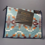 Pendleton Twin Flannel Sheet Set 3-PIECE 100% Cotton Avra Valley Teal New. Fixed Price $64.99.