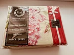 Spirit Linen 6-PIECE Queen Sheet Set Deep Pockets Up To 16" Rose Floral. Fixed Price $26.47.