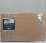 Wamsutta Twin Fitted Sheet Coral 39 X 75" 200 Thread Count Supercale Plus. Fixed Price $29.96.
