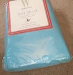 Wamsutta "soft Blend" Twin Flat Sheet. Blue. 250 Thread Count. Made Usa. Mib.. Fixed Price $13.86.
