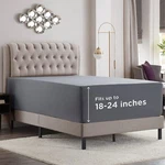 Charcoal Grey Queen Extra Deep Pocket Fitted Sheet With Corner Straps. Fixed Price $31.49.