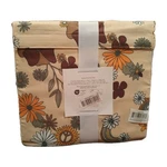 Full Size 4 Pc Bed Sheet Set In Mid-century Modern Peace Daisy, Polyester. Fixed Price $17.73.