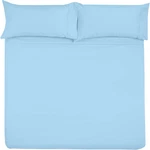 Shreem Linen Microfiber Rv Sheet Sets 72X75 Short King Light Blue Solid - Fits. Fixed Price $62.46.