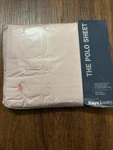 Vtg Ralph Lauren -the Polo Sheet Light Pink King Flat Supima Cotton Nos. Fixed Price $76.50.