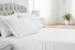 Queen Set - Pcs Bedding & Pillowcases Deep Pocket Up To 16". Fixed Price $34.99.
