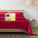 Luxury 600 Tc Egyptian Cotton Full Size Sheets Set - 4 Pc Red. Fixed Price $102.99.