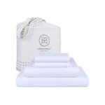 Threadmill Luxury 1200 Count Supima Cotton Sheets, 4 Pc White King Siz.... Fixed Price $269.90.