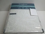 Tommy Bahama Queen Cotton Percal Sheet Set Breakwater Basin Grey Gray New. Fixed Price $79.00.