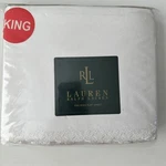 Vtg Ralph Lauren Brittany Lace White Scallop Embroidered King Flat Sheet New. Fixed Price $165.67.