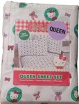 Hello Kitty Holiday Christmas - Queen Size Sheet Set New. Fixed Price $44.95.