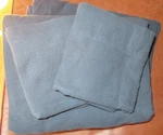 Threshold Queen Blue Heather Flannel Sheet Set Flat/fitted 2CASES Good Preowned. Fixed Price $19.99.