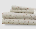 Ienjoy Home White Soft Floral Microfiber 4-PIECE Bed Sheet Set King' Size. Fixed Price $56.00.