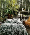 Anne De Solene Paris France 100% Cotton Canopee King Flat Sheet Nip. Fixed Price $106.25.