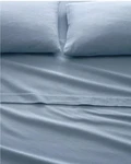 New Garnet Hill German Flannel Queen Fitted Sheet Cotton Classic Blue 10766. Fixed Price $39.99.