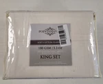Pointehaven Heavy Weight Cotton Flannel King Sheet Set Cream. Fixed Price $74.99.
