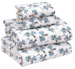 Ruvanti Flannel Sheets Full Size - 100% Cotton Double Brushed Bed Set,.... Fixed Price $63.60.